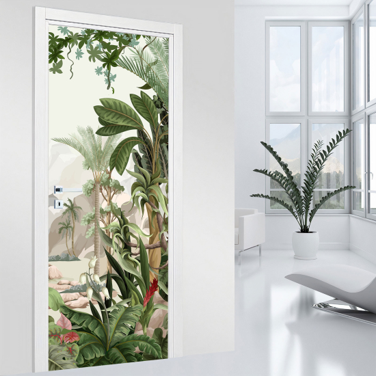 Door Sticker - Decal - Jungle