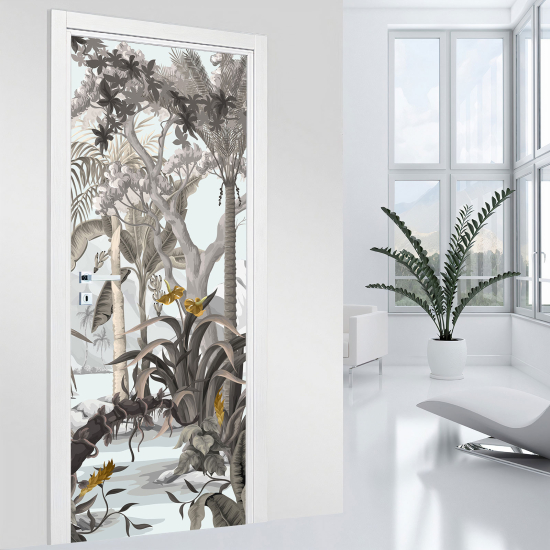 Door Sticker - Decal - Jungle