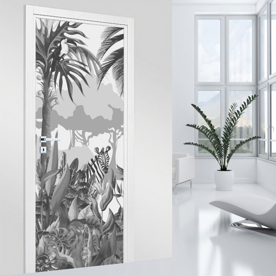 Door Sticker - Decal - Jungle