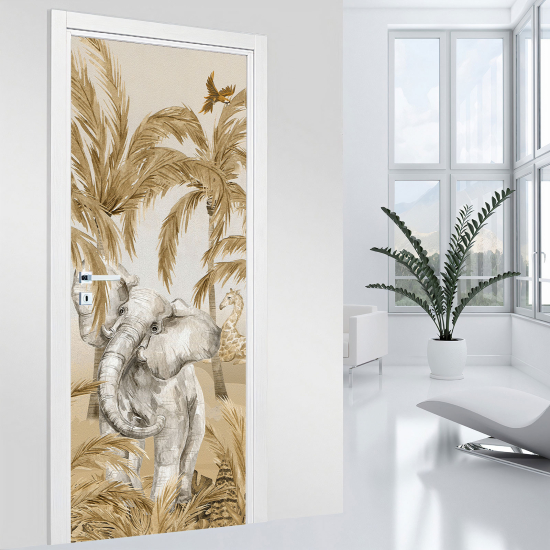 Door Sticker - Decal - Jungle