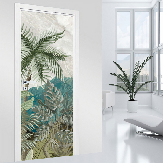 Door Sticker - Decal - Jungle