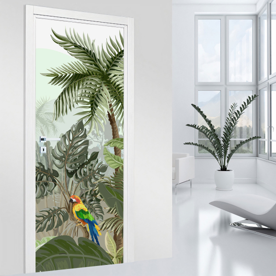 Door Sticker - Decal - Jungle