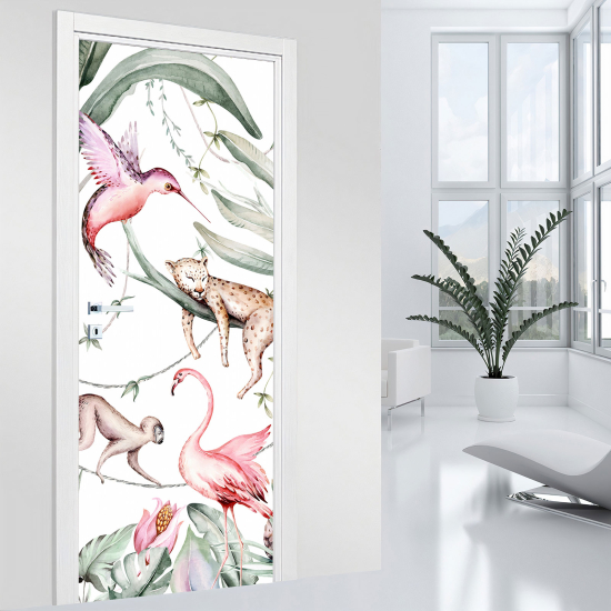 Door Sticker - Decal - Jungle