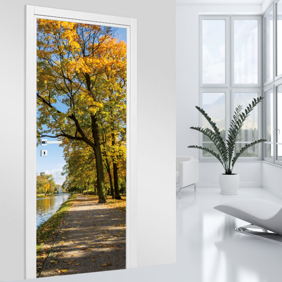 Door Sticker - Decal - Lakeside