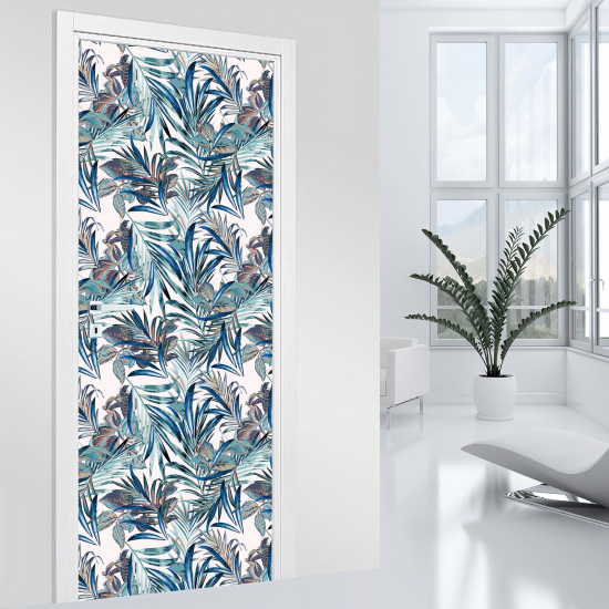 Door Sticker - Decal - Leaves