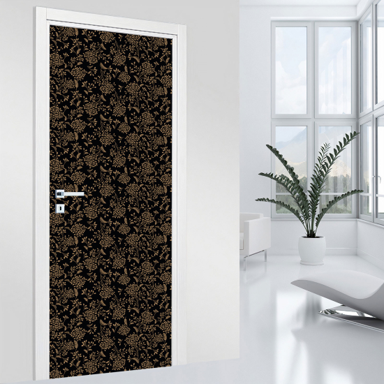 Door Sticker - Decal - Leaves