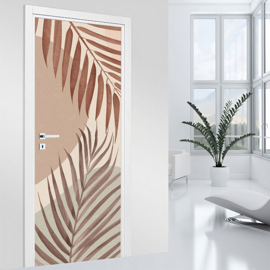 Door Sticker - Decal - Leaves