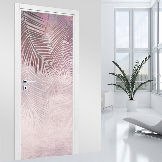 Door Sticker - Decal - Leaves