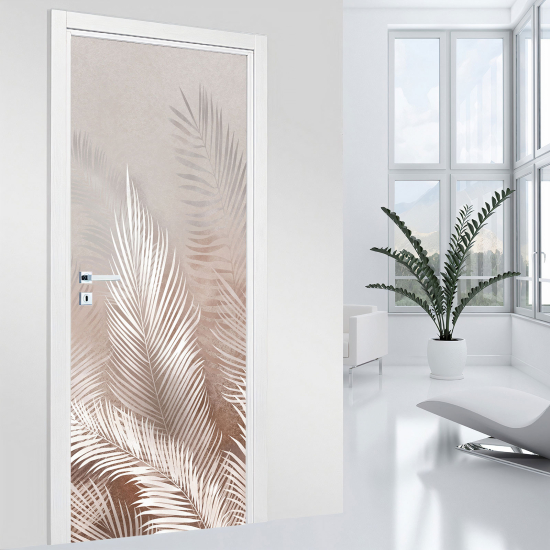 Door Sticker - Decal - Leaves