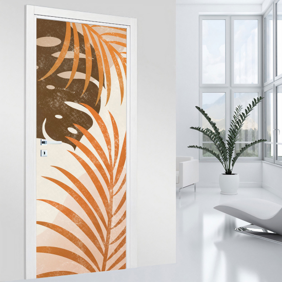 Door Sticker - Decal - Leaves