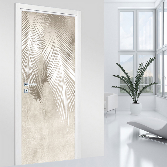 Door Sticker - Decal - Leaves