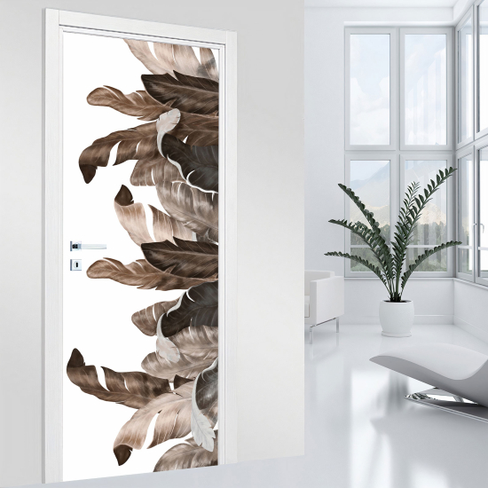 Door Sticker - Decal - Leaves