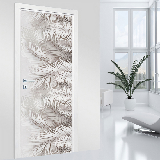 Door Sticker - Decal - Leaves