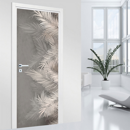 Door Sticker - Decal - Leaves