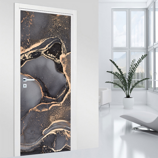 Door Sticker - Decal - Marbled effect