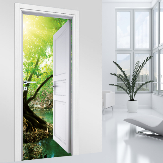 Door Sticker - Decal - Nature