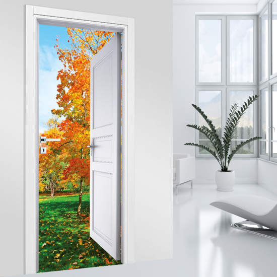 Door Sticker - Decal - Nature