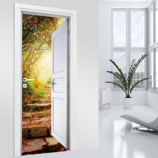 Door Sticker - Decal - Nature