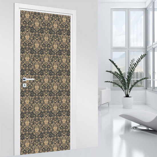 Door Sticker - Decal - Oriental pattern