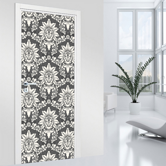 Door Sticker - Decal - Oriental pattern