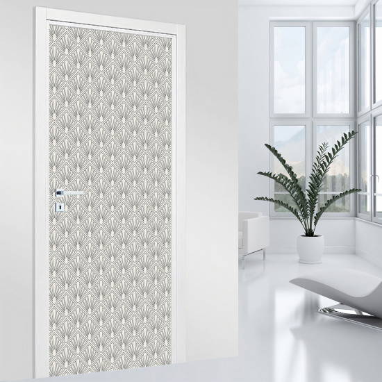 Door Sticker - Decal - Oriental pattern