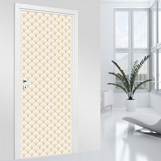 Door Sticker - Decal - Oriental Pattern