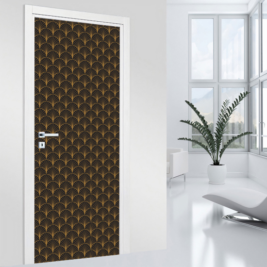 Door Sticker - Decal - Oriental Pattern