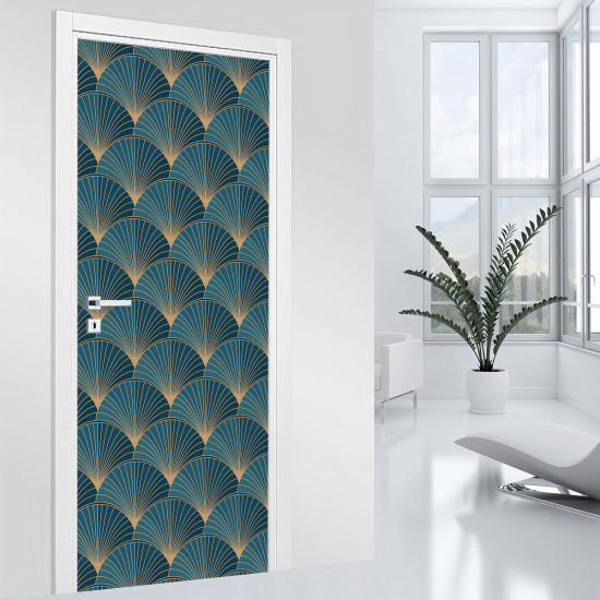 Door Sticker - Decal - Oriental pattern