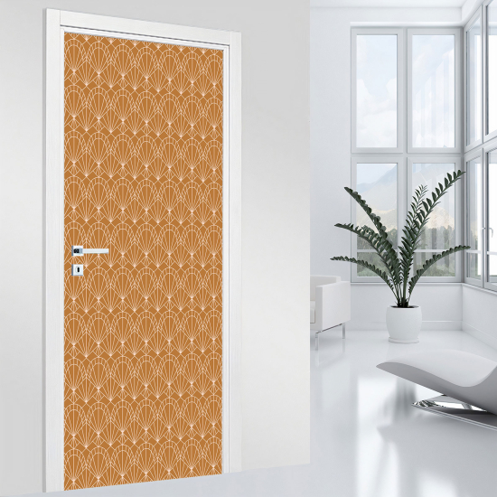 Door Sticker - Decal - Oriental pattern