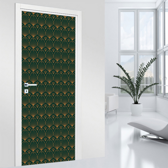 Door Sticker - Decal - Oriental pattern