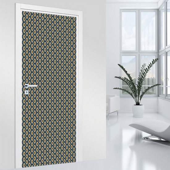 Door Sticker - Decal - Oriental pattern