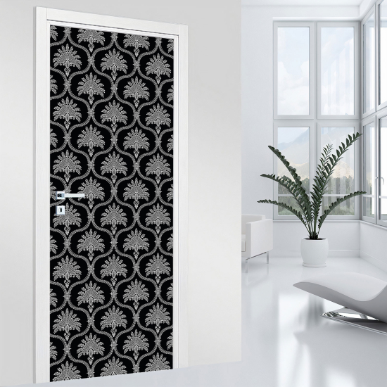 Door Sticker - Decal - Oriental pattern