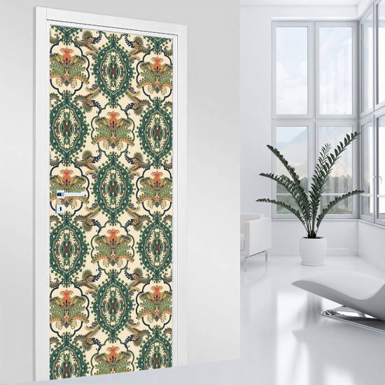 Door Sticker - Decal - Oriental pattern