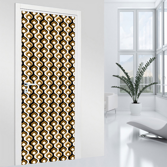 Door Sticker - Decal - Oriental Pattern