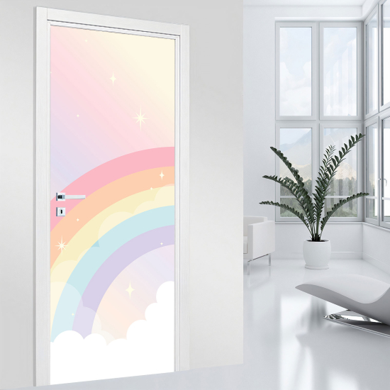 Door Sticker - Decal - Rainbow