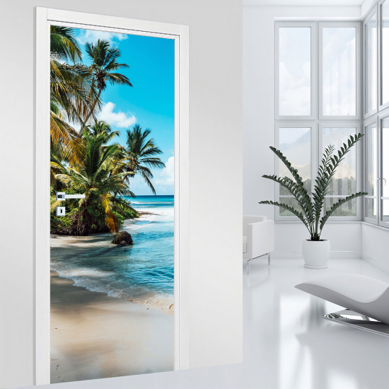 Door Sticker - Decal - Sea