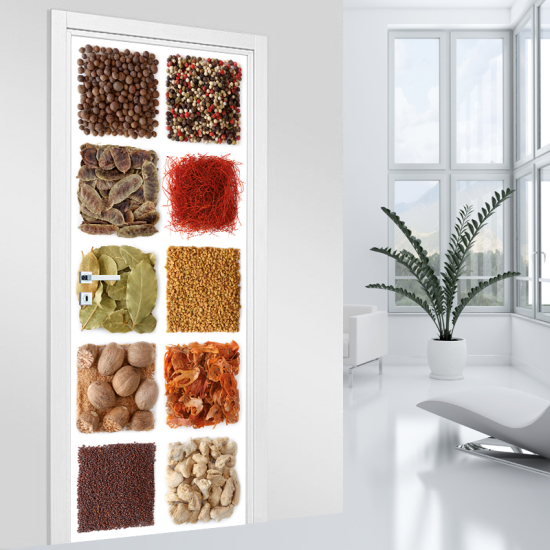 Door Sticker - Decal - Spices