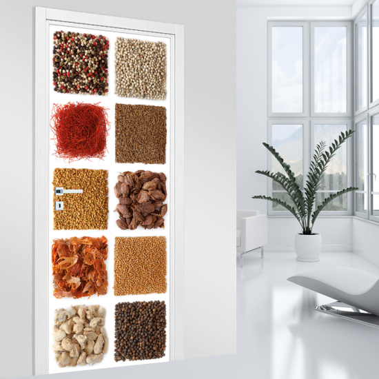 Door Sticker - Decal - Spices