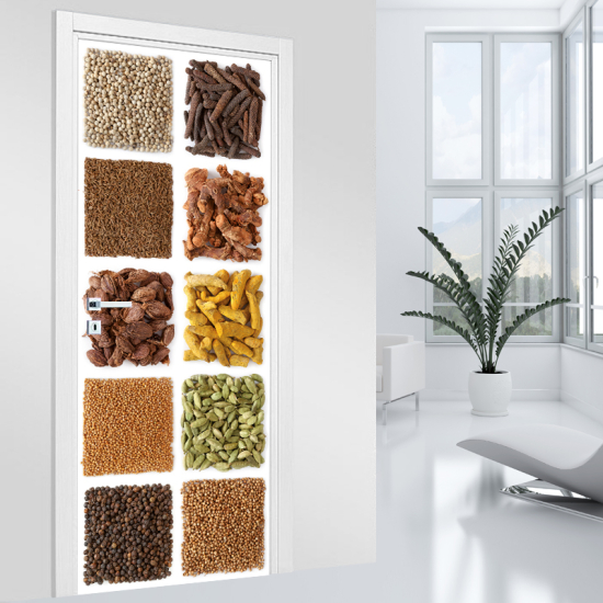 Door Sticker - Decal - Spices