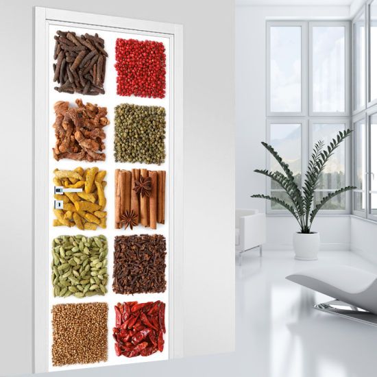 Door Sticker - Decal - Spices