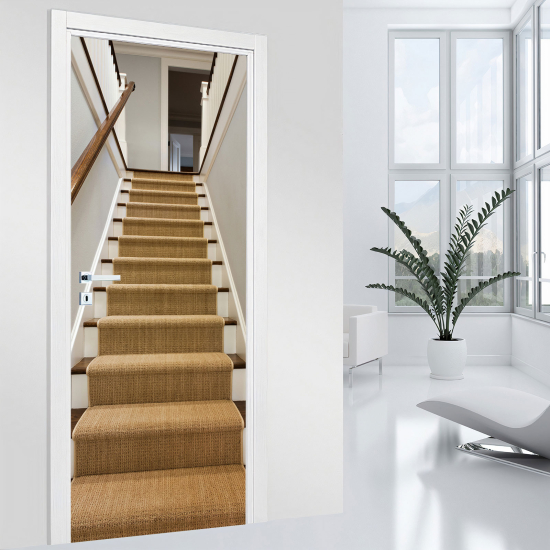 Door Sticker - Decal - Stairs