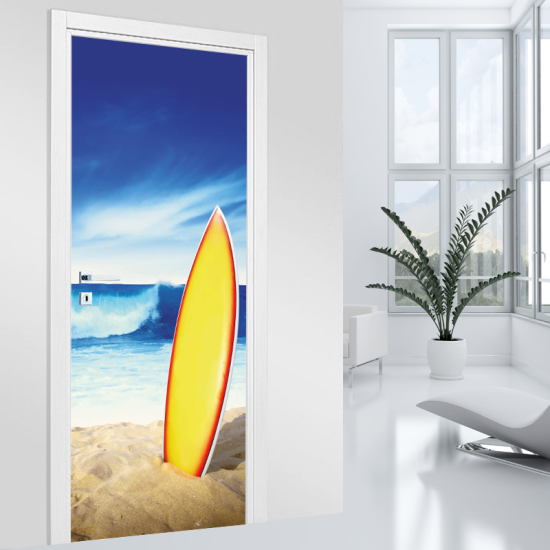 Door Sticker - Decal - Surf