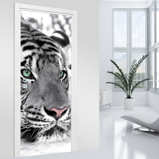 Door Sticker - Decal - Tiger