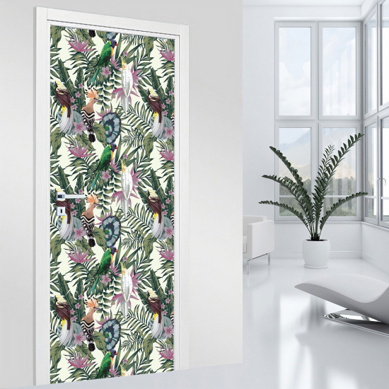 Door Sticker - Decal - Tropical