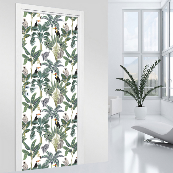 Door Sticker - Decal - Tropical