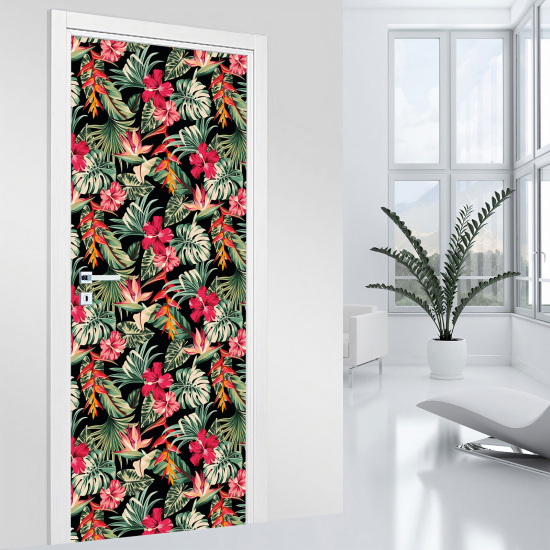 Door Sticker - Decal - Tropical