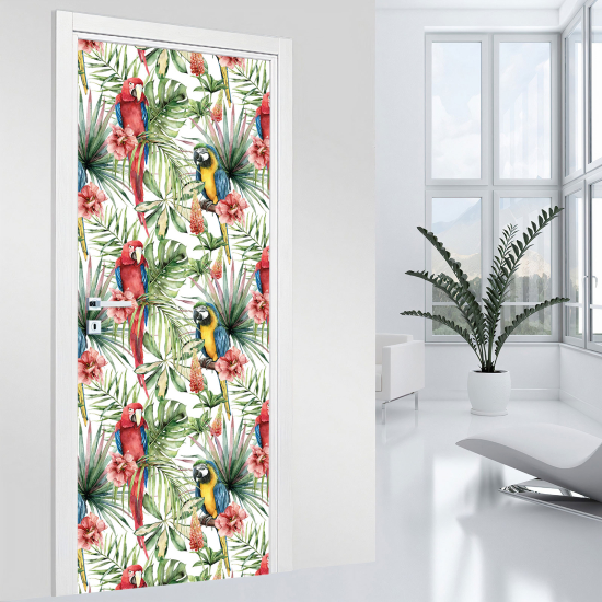 Door Sticker - Decal - Tropical