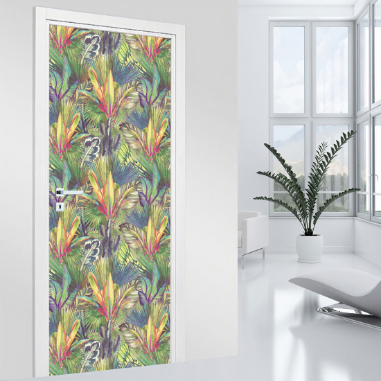 Door Sticker - Decal - Tropical