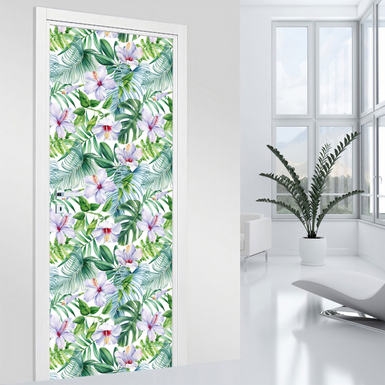 Door Sticker - Decal - Tropical