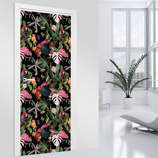 Door Sticker - Decal - Tropical